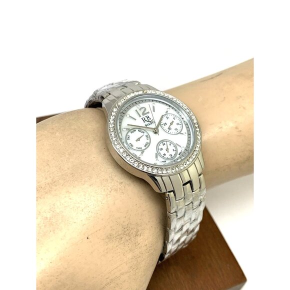 Roberto Bianci Women's Watch RB0840 Valentini Quartz Mother of Pearl Dial Gemmed - Picture 5 of 14